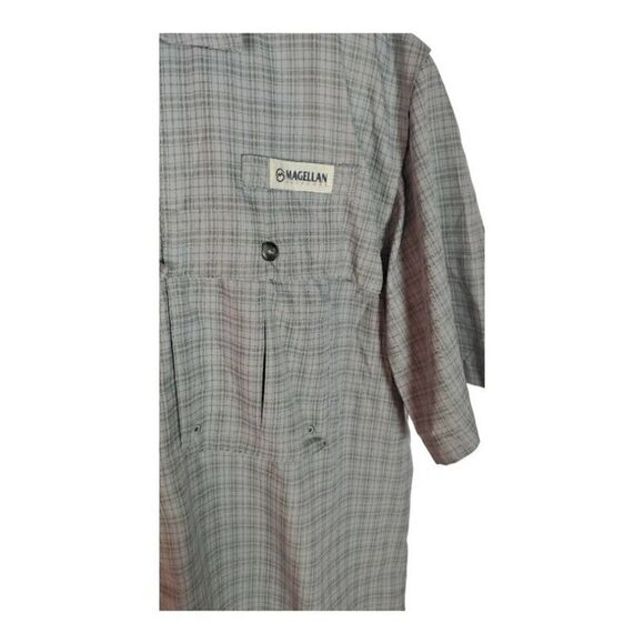 Magellan Outdoors Fish Gear Shirt XL Vented Back Active Wear Mag Wick Angler Fit - Picture 4 of 10